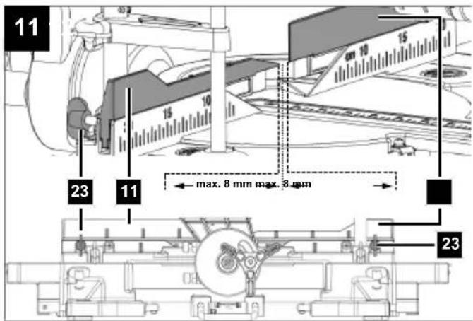 11 23 11 max. 8 mm max. 8 mm 23