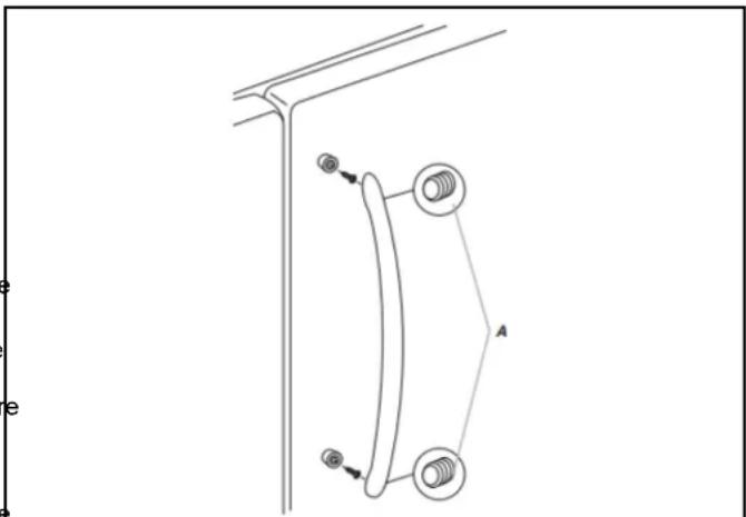 AMANA ABB2224BRB - Remove and Replace Door Handles REFRIGERATOR DOOR HANDLES - 1