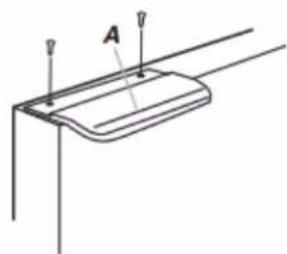 AMANA ABB2224BRW - Freezer Door Handle Style 3 - 1