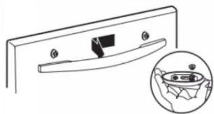 AMANA ABB2224BRW - Freezer Door Handle Style 5 - 1