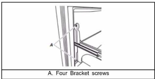 A. Four Bracket screws