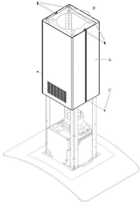 ELICA ECN636S3 - Installation des cache-conduits - 1