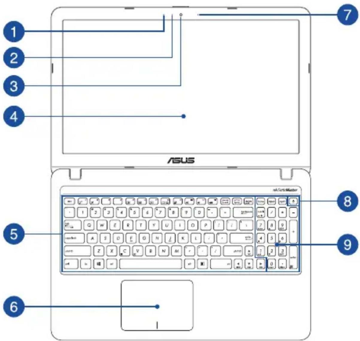 ASUS X543MA - Set oppefra - 1