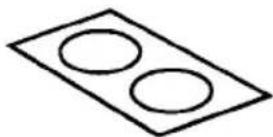 SONY CDX-U404 - Supplied Mounting Hardware Matériel de montage fourni - 4