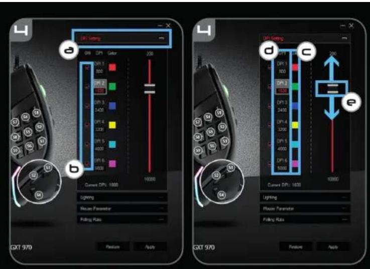 GPS Lapping GPS DPI Color 200 DP1 1 300 DP1 2 185 DP1 3 3400 DP1 4 1200 DP1 5 4000 DP1 6 1500 Current DPU: 1600 Lighting Mouse Parameter Picking Rate GXT 970 GPS Lapping GPS DPI Color 200 DP1 1 300 DP1 2 185 DP1 3 3400 DP1 4 1200 DP1 5 4000 DP1 6 1500 Current DPU: 1600 Lighting Mouse Parameter Picking Rate GXT 970 GPS Litting GPS DPI Color 200 DP1 1 300 DP1 2 185 DP1 3 3400 DP1 4 1200 DP1 5 4000 DP1 6 1500 Current DPU: 1600 Lighting Mouse Parameter Picking Rate