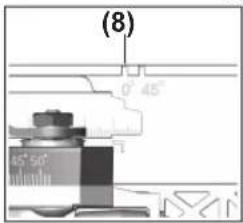 (8) 45° 50°