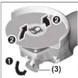 BOSCH GWX 750-115 Professional - Slijpgereedschap demonteren - 1