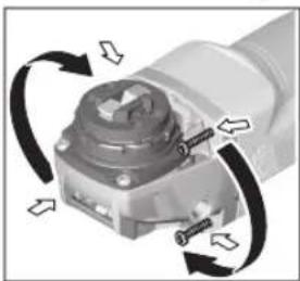 BOSCH GWX 750-115 Professional - Pärnesuma galvas pagriešana - 1