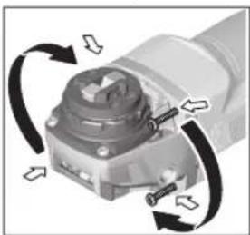BOSCH GWX 750-115 Professional - Przestawianie głowicy przekładni - 1