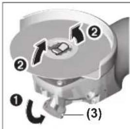 BOSCH GWX 18V-10 PSC Professional - Lihvimistööriista eemaldamine - 1