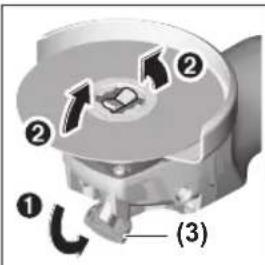 BOSCH GWX 18V-10 PSC Professional - Hiomatyökalun irrotus - 1