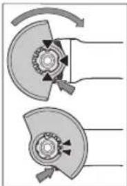 BOSCH GWX 18V-10 C Professional - Cubierta protectora para amolar - 1