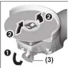 BOSCH GWX 18V-10 C Professional - Hiomatyökalun irrotus - 1