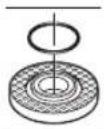 BOSCH GWS 9-115 S Professional - Slip-/kapningsskiva - 1