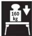 BOSCH GTA 2600 Professional - Symbole Signification - 1