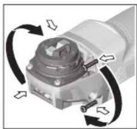 BOSCH GWX 9-125 S Professional - Редукторлық басты буру - 1