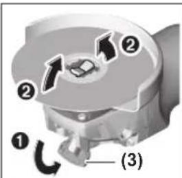 BOSCH GWX 9-125 S Professional - Desmontar ferramenta de lixar - 1
