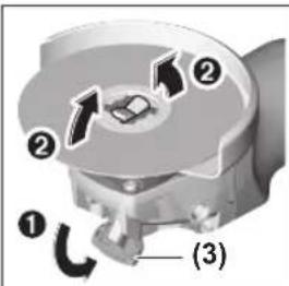 BOSCH GWX 9-125 S Professional - Hiomatyökalun irrotus - 1