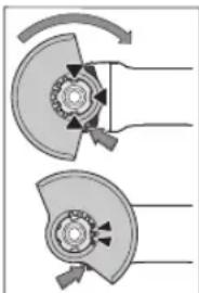 BOSCH GWX 9-125 S Professional - Schutzhaube zum Schleifen - 1