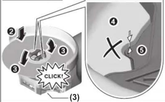 ② ③ ③ CLICK! (3) ④ ⑤