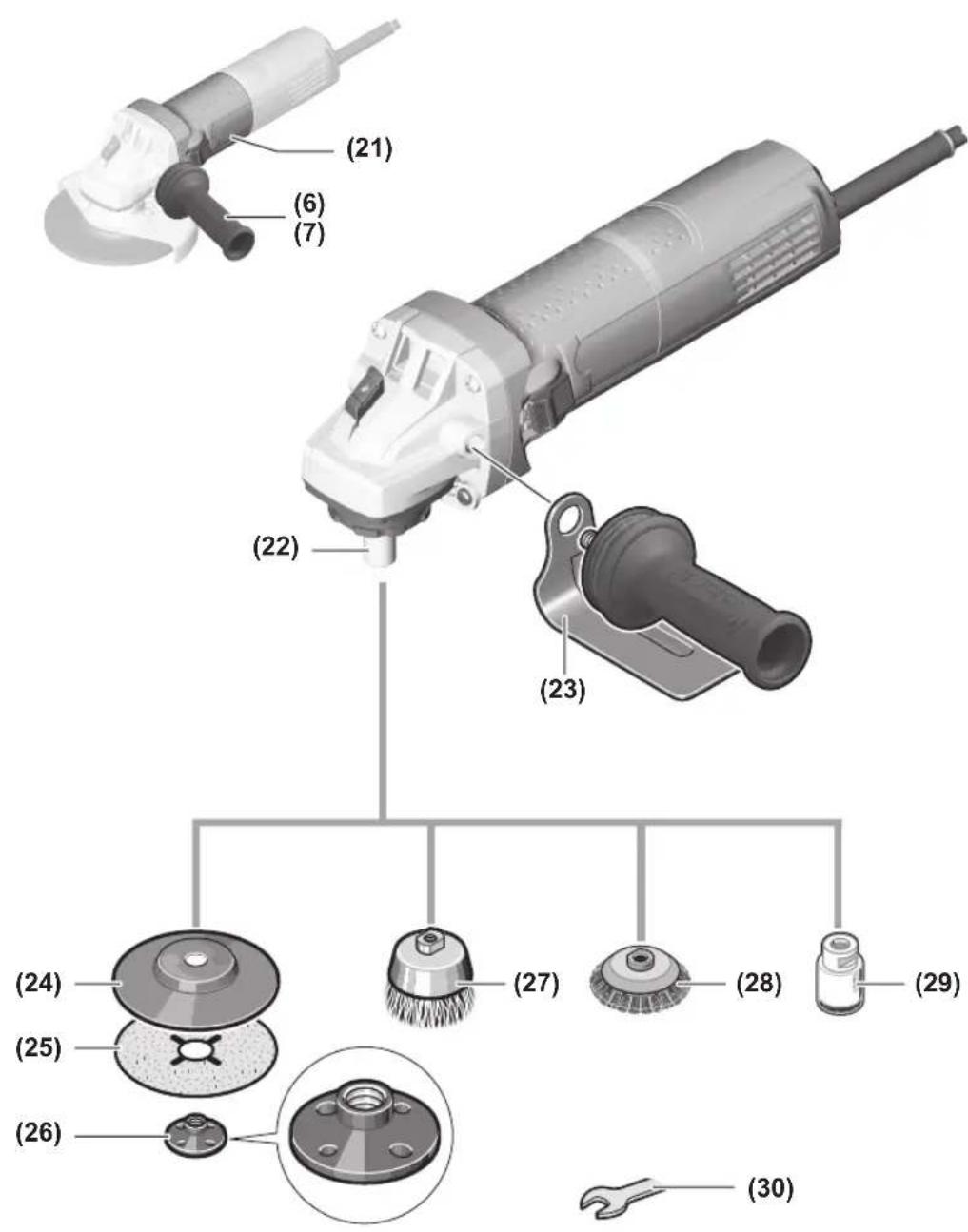 BOSCH GWS 9-125 S Professional - 5