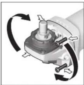 BOSCH GWS 9-125 S Professional - 기어 헤드 돌리기 - 1