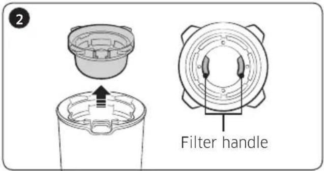 SAMSUNG VS20R9046T3 - Emptying and cleaning the dustbin - 2