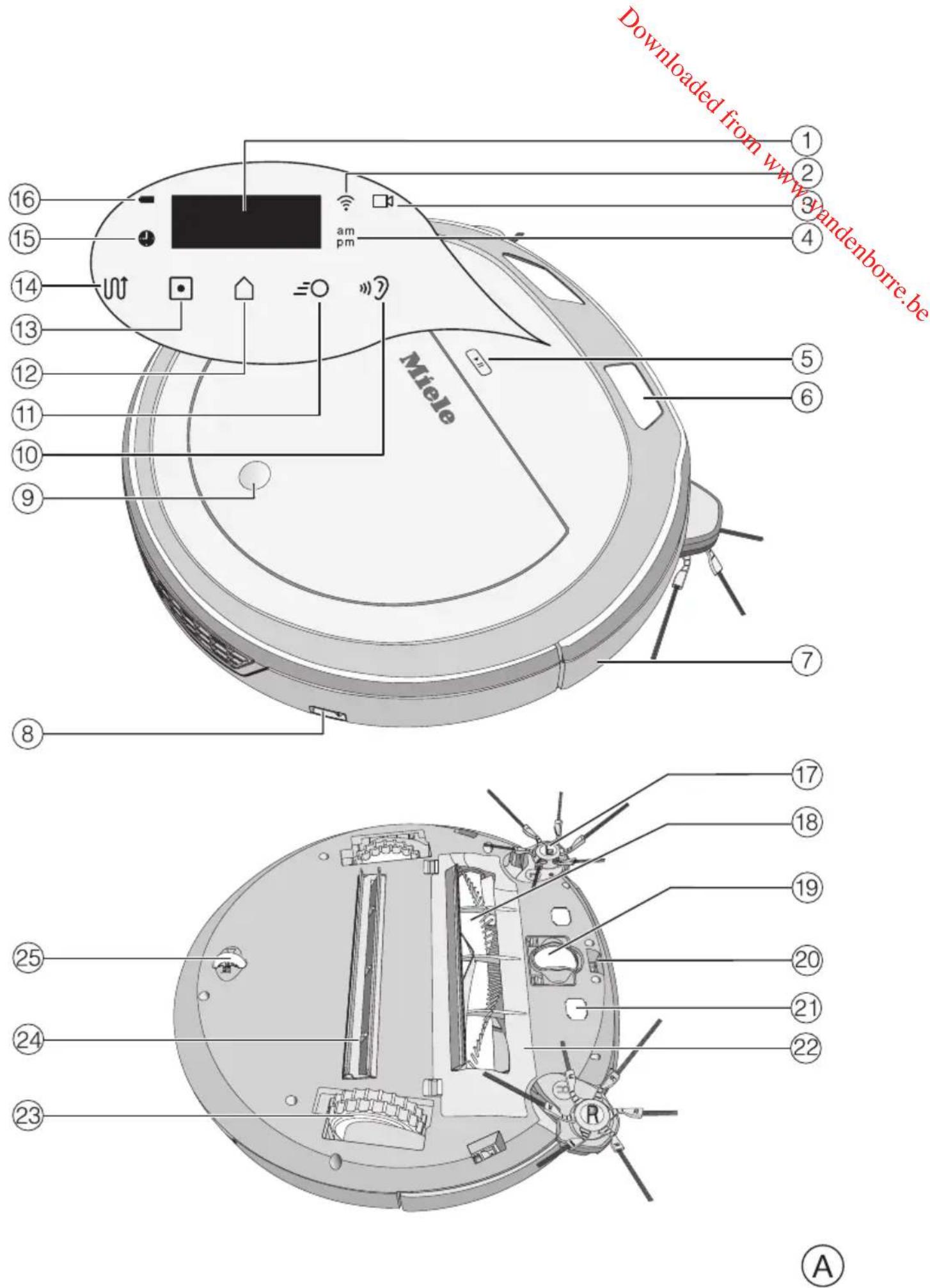 Downloaded from www.spendenborre.be 1 2 3 4 5 6 7 8 9 10 11 12 13 14 15 16 am pm Miele 17 18 19 20 21 22 23 24 25 A