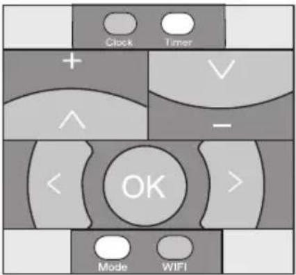 Clock Timer + ^ - < OK > Mode WIFI