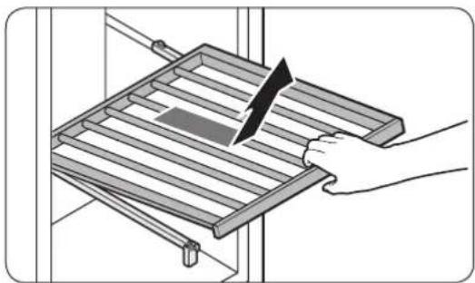 Dacor DRW24980LAP - Desarmado del soporte para botellas - 3