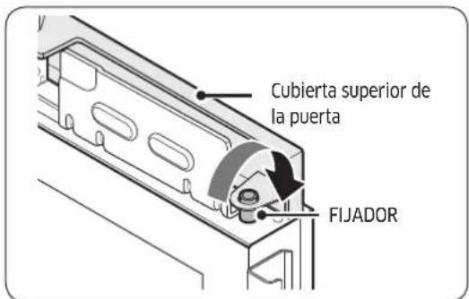 Cubierta superior de la puerta FIJADOR
