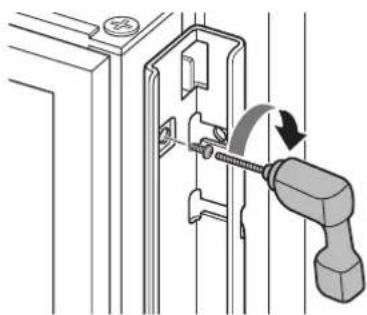 Dacor DRW24980LAP - Attaching the Panel to the Door - 4