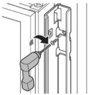 Dacor DRW24980LAP - Fixation du panneau sur la porte - 5