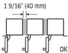 1 9/16" (40 mm) OK