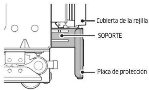 Cubierta de la rejilla SOPORTE Placa de protección