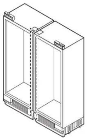 Dacor DRW24980LAP - Reposicionar los separadores centrales del chasis - 1