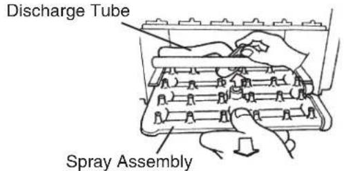 Discharge Tube Spray Assembly
