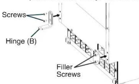 Screws Hinge (B) Filler Screws
