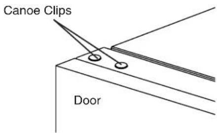 Canoe Clips Door