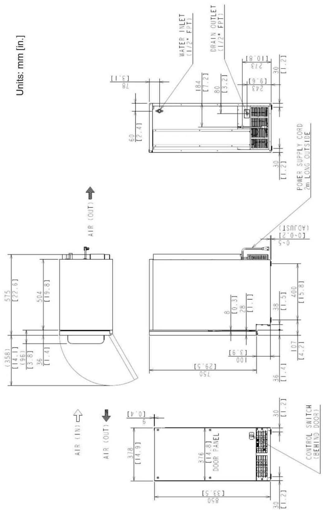 Perlick H50IMS-ADL - Dimensions/Connections - 2