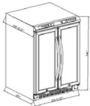Avanti WCV38DZ - Encastrement - 2
