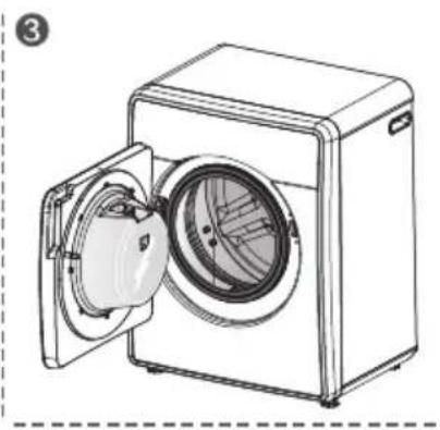 Xiaomi MiniJ Smart Washing Machine - Storing the washing machine - 3
