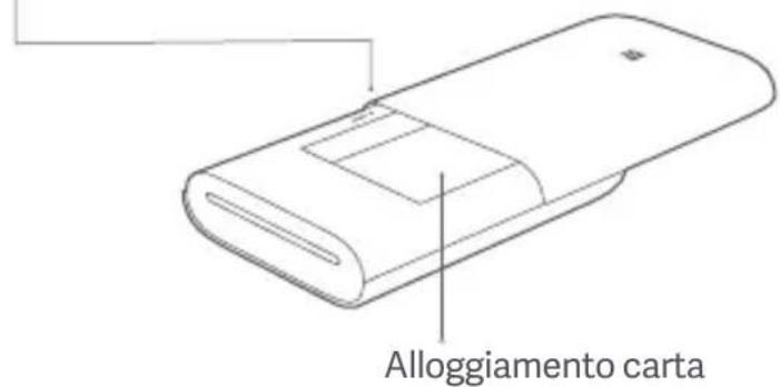 Alloggiamento carta