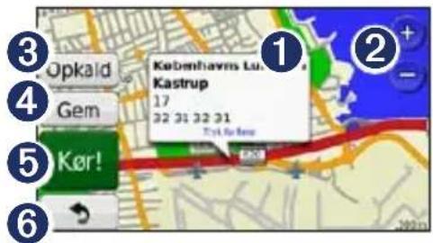 3 Opkald 4 Gem 5 Kør! 6 København Lu. Kastrup 17 22 31 32 31 Tyr for R#e ① ②+