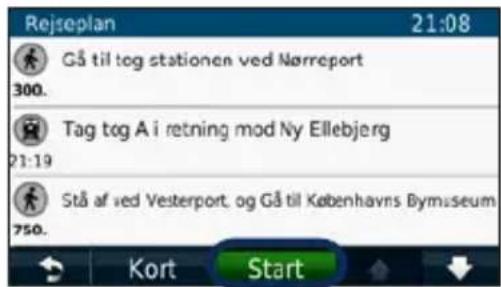 GARMIN NüLink! 1690 LIVE - Søgning efter steder i fodgængertilstand - 2