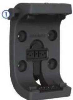 GARMIN Montana 680 - Het toestel van de steun verwijderen - 1