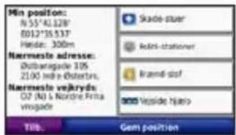 Min position: N 55°41.328" 0012°15.537" Hælde: 300m Narmeste adresse: ∅tbaragade 105 21.00 mnd e ∅startn, Narmeste vøjkyds: 02 (N) s Nordre Frna vogade Skade stuer Aktivi-stationer Brøndi stof Vælside Hjælo Tilb. Gem position
