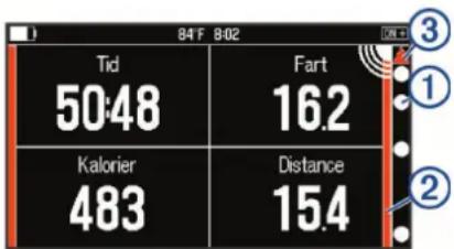 84 F 8:02 Tid Fart 50:48 16.2 Kalorier Distance 483 15.4