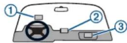 GARMIN Dash Cam 54 - Avisos relativos à instalação no veículo - 1