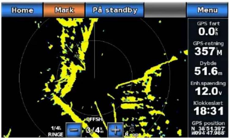 GARMIN GPSMAP 720s - Visning af tilstanden Offshore - 1
